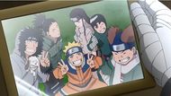 Naruto remembers his friends through the picture (Image Source: Studio Pierrot)
